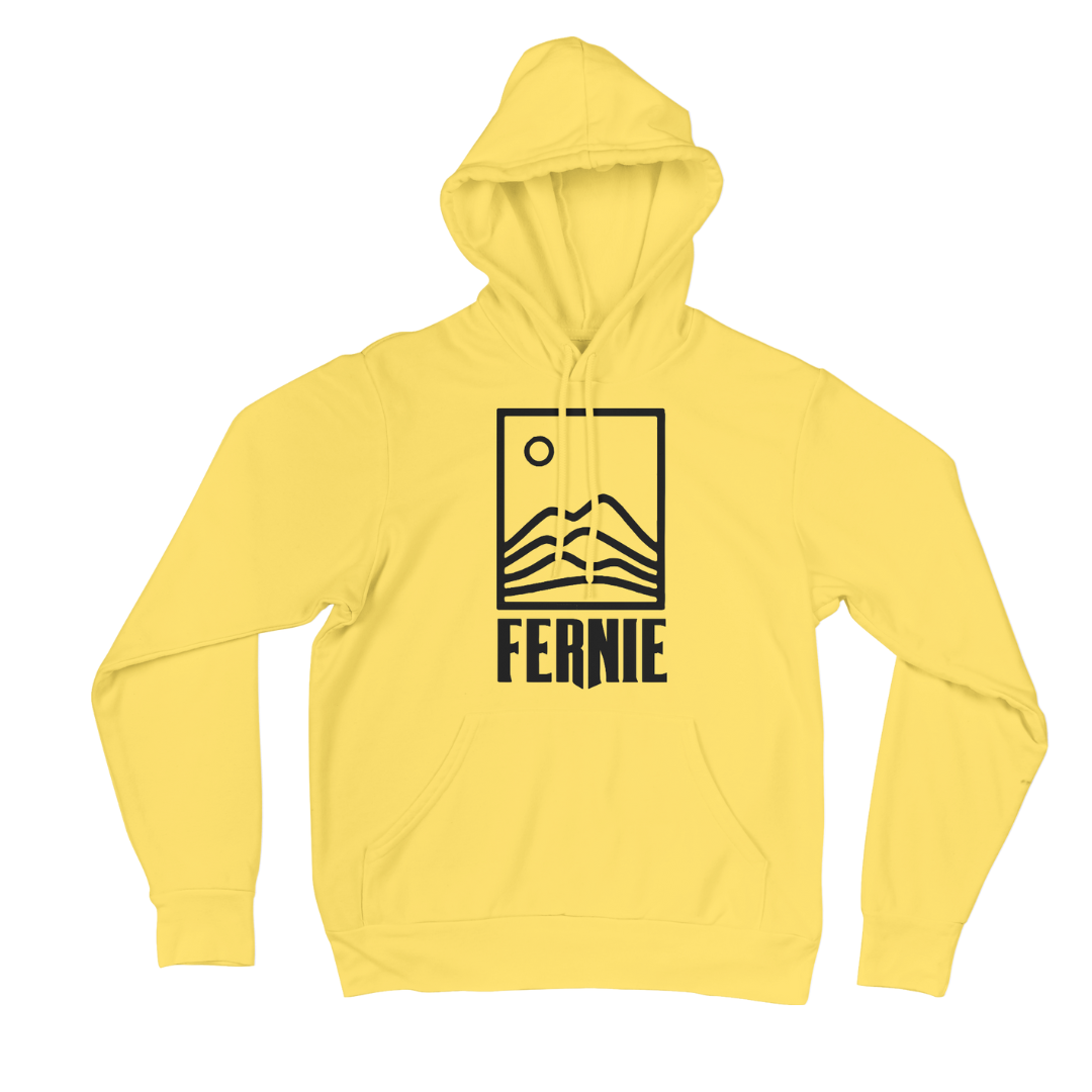 Fernie Mountains and Moon Hoody