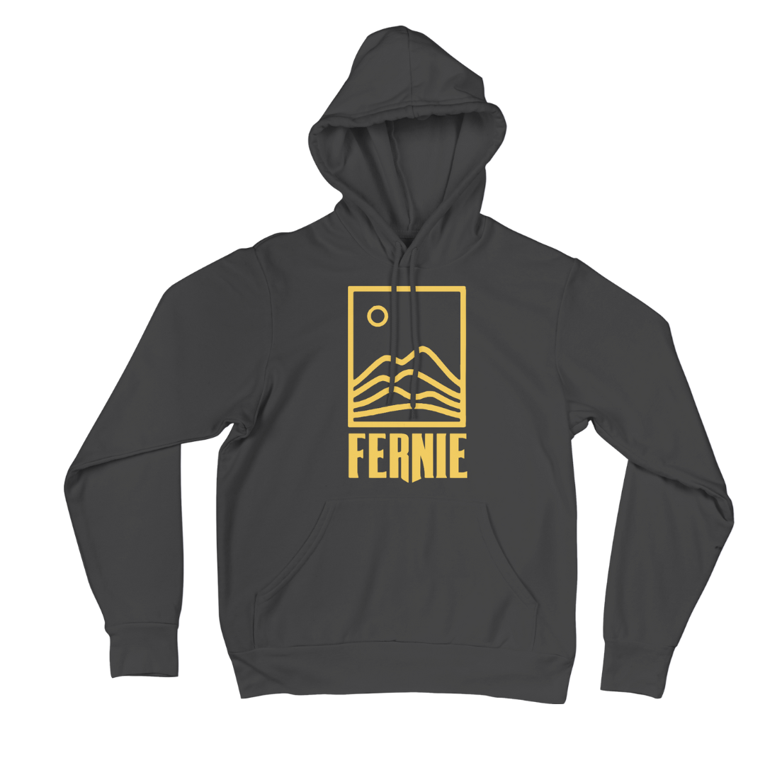 Fernie Mountains and Moon Hoody