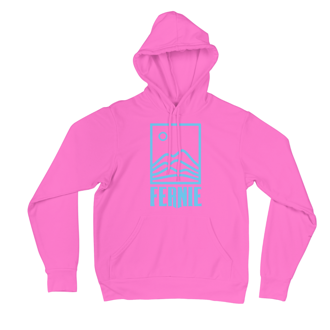 Fernie Mountains and Moon Hoody