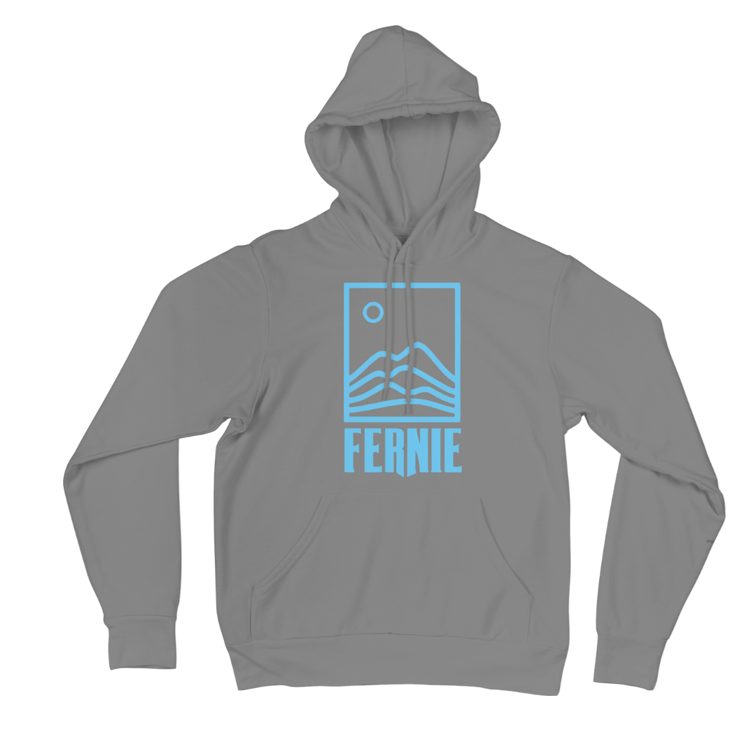 Fernie Mountains and Moon Hoody