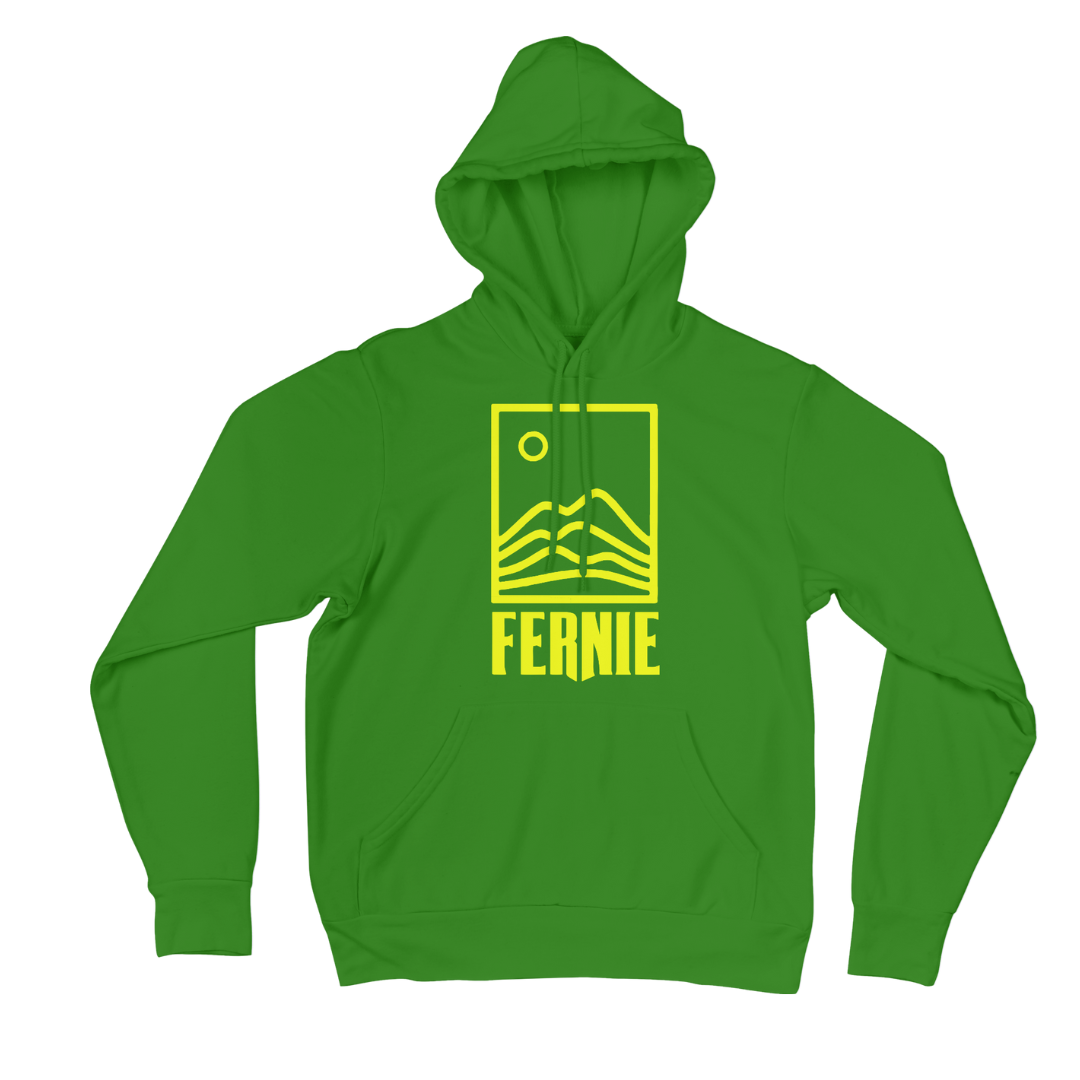 Fernie Mountains and Moon Hoody