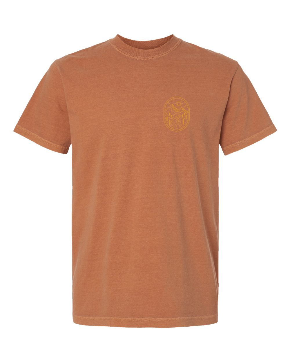 River bend Yellow Fernie T-shirt