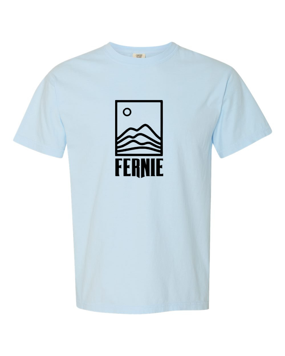Mountain and moon Fernie t-shirt