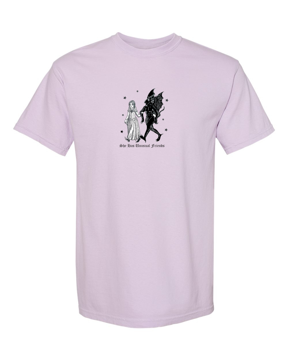 She has unusual friends T-shirt