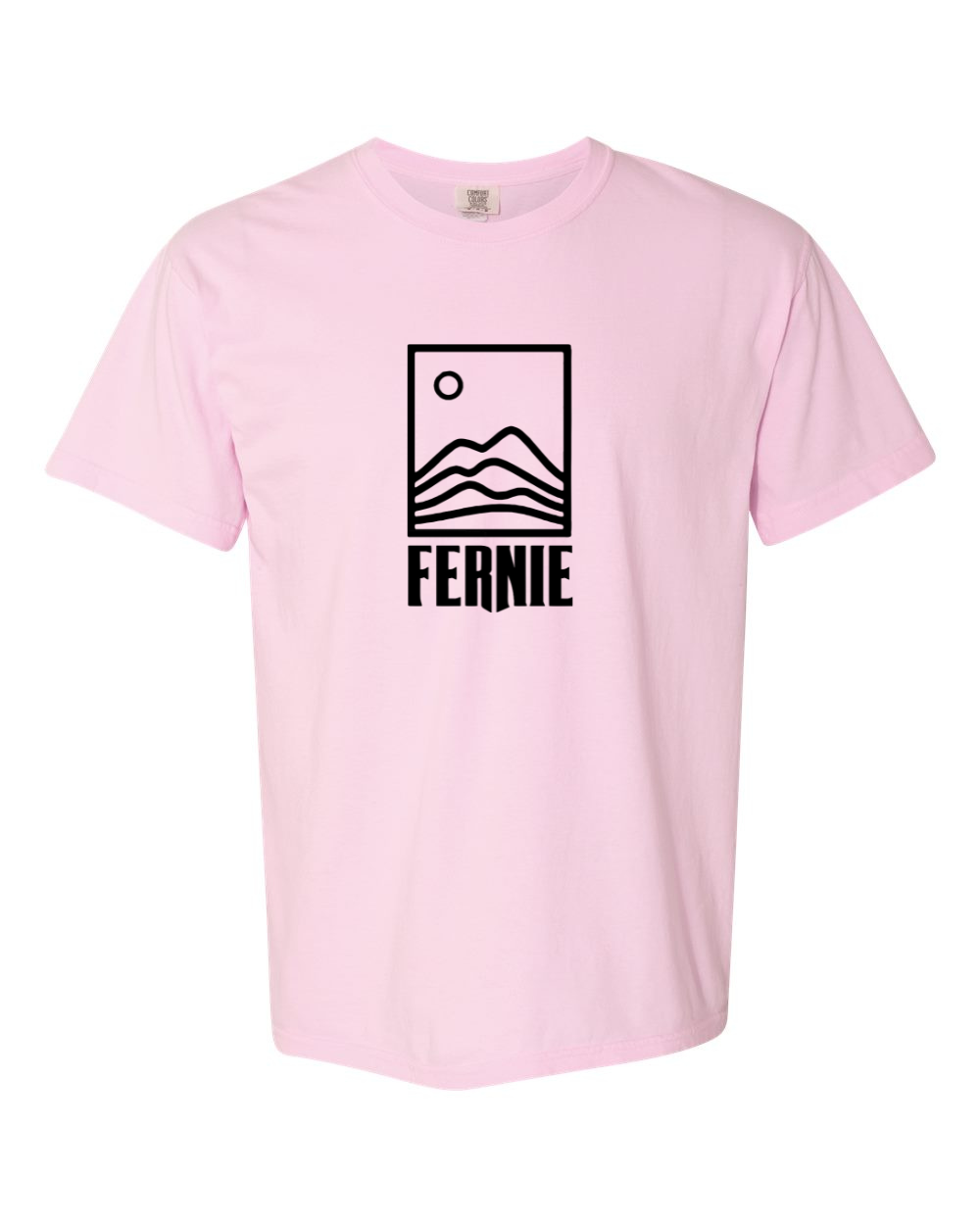 Mountain and moon Fernie t-shirt