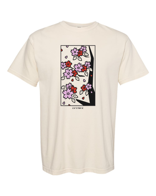 Cherry blossom Baysick T-shirt