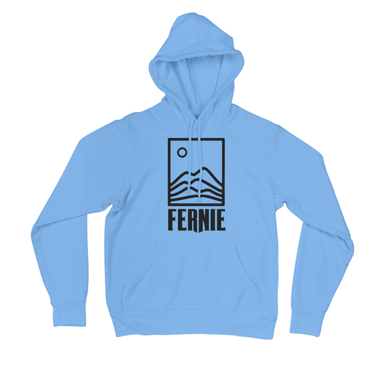 Fernie Mountains and Moon Hoody